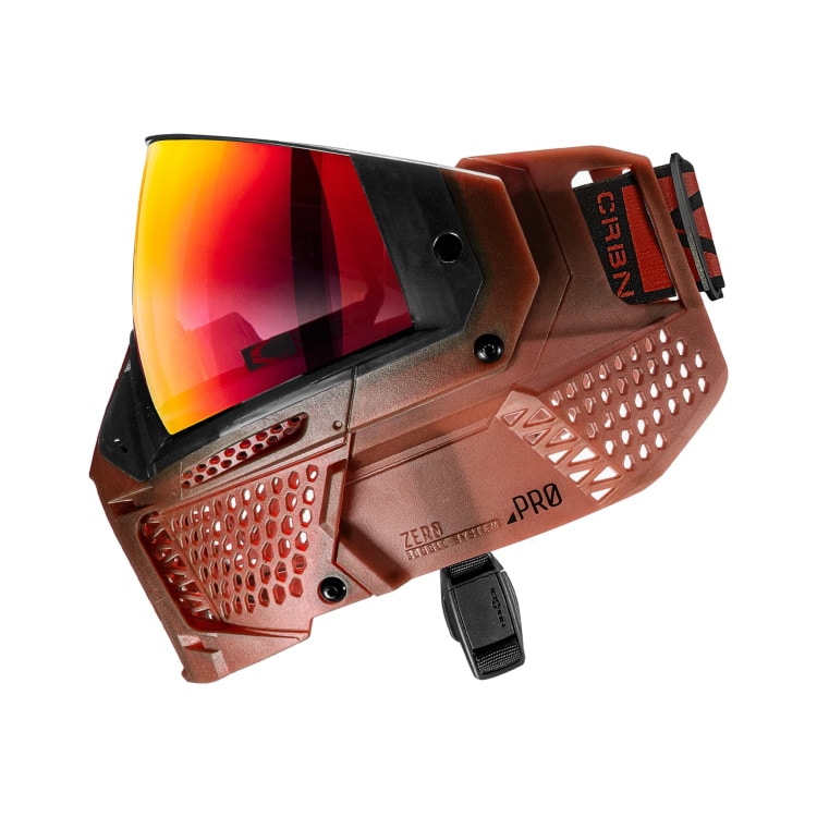 Carbon ZERO Pro V2 Paintball Thermal Maske – Blood