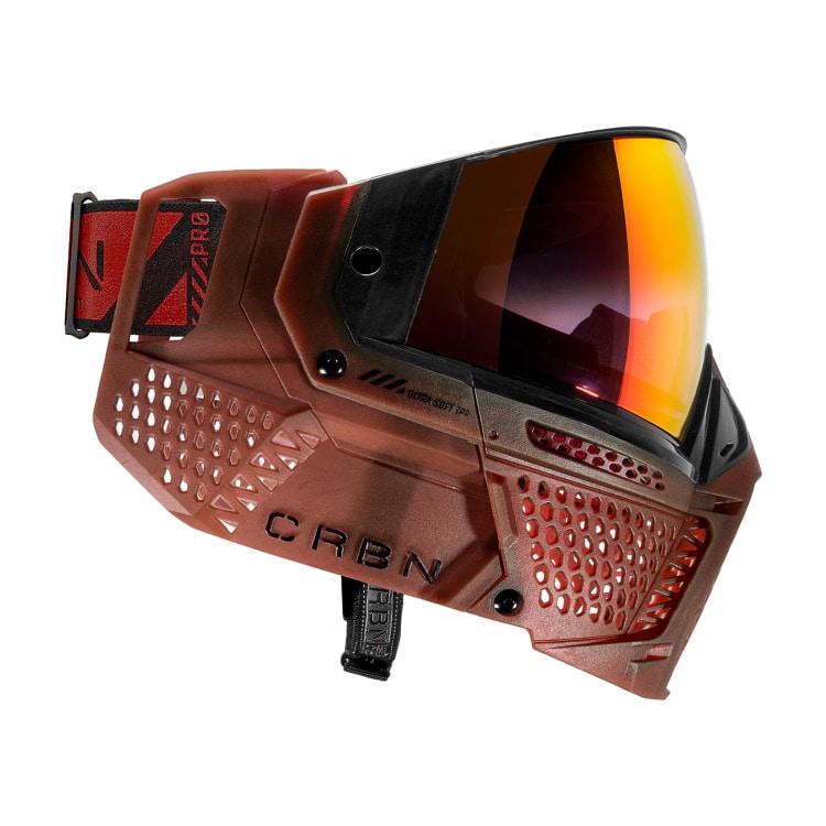 Carbon ZERO Pro V2 Paintball Thermal Maske – Blood