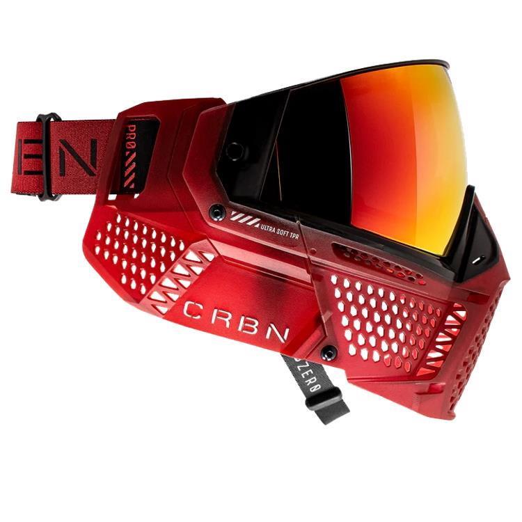 Carbon ZERO Pro V2 Paintball Thermal Maske – Fade Blood