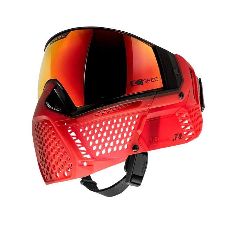 Carbon ZERO Pro V2 Paintball Thermal Maske – Fade Blood