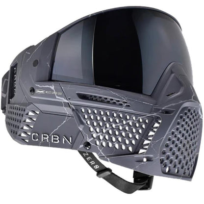 Carbon ZERO Pro V2 Paintball Thermal Maske GRX Series – Fracture Silver