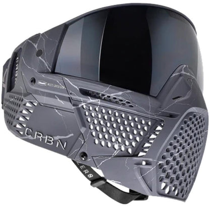 Carbon ZERO Pro V2 Paintball Thermal Maske GRX Series – Fracture Silver