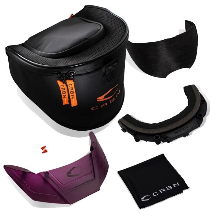 Carbon ZERO Pro V2 Paintball Thermal Maske – Violet