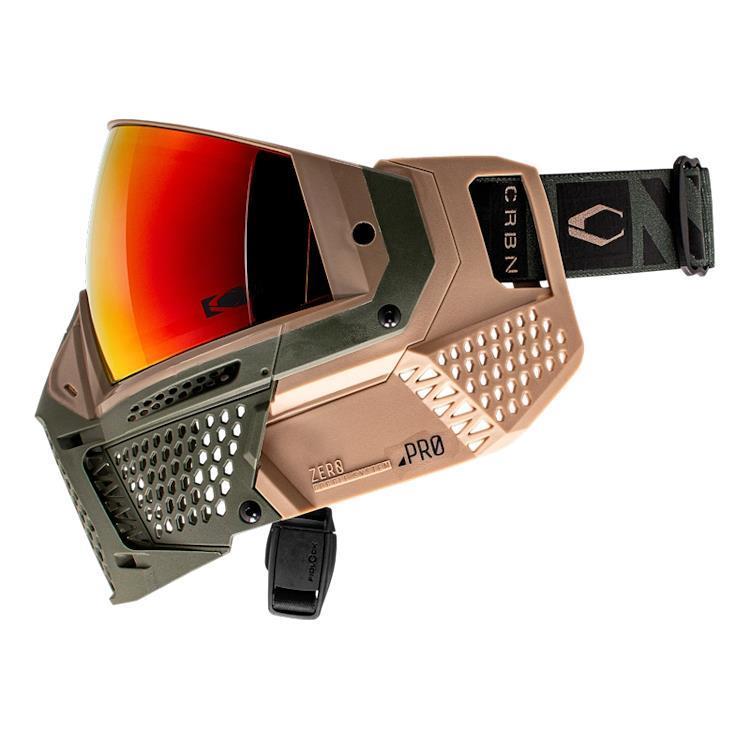 Carbon ZERO Pro V2 Paintball Thermal Maske – Safari