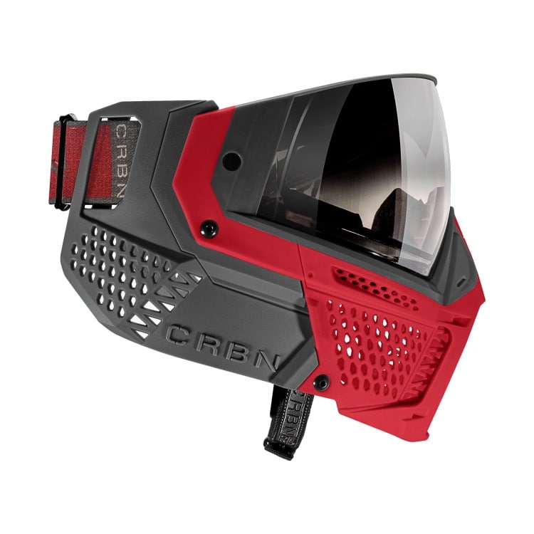 Carbon ZERO SLD Paintball Thermal Maske – Crimson