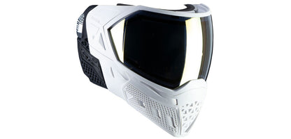 Empire EVS Paintball Maske - white/white - Thermal Gold/Thermal Clear