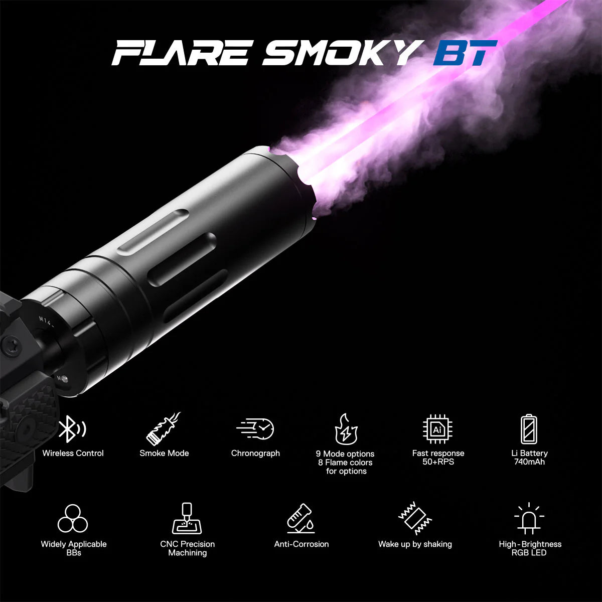 E-shooter Tracer unit FLARE Smoky Bluetooth & Chrony