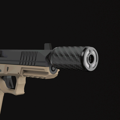 E-shooter Flare Tracer Carbon Fiber Case - Gold