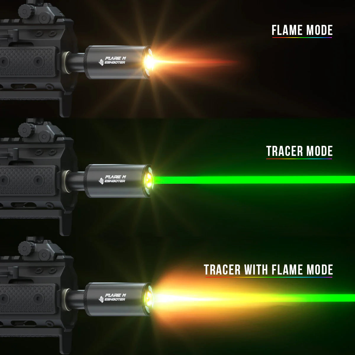 E-shooter Tracer unit FLARE M
