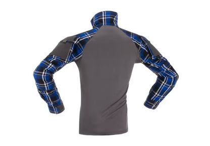 Flannel Combat Shirt BLAU
