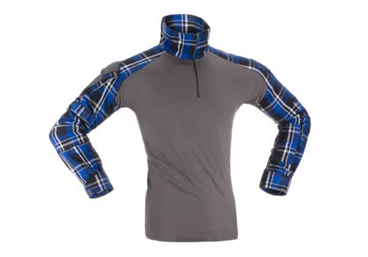 Flannel Combat Shirt BLAU