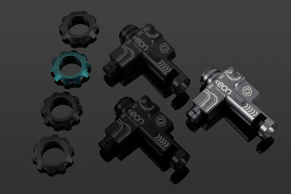 GATE EON chamber Hop-up CNC for AEG - Titanium / Cyan