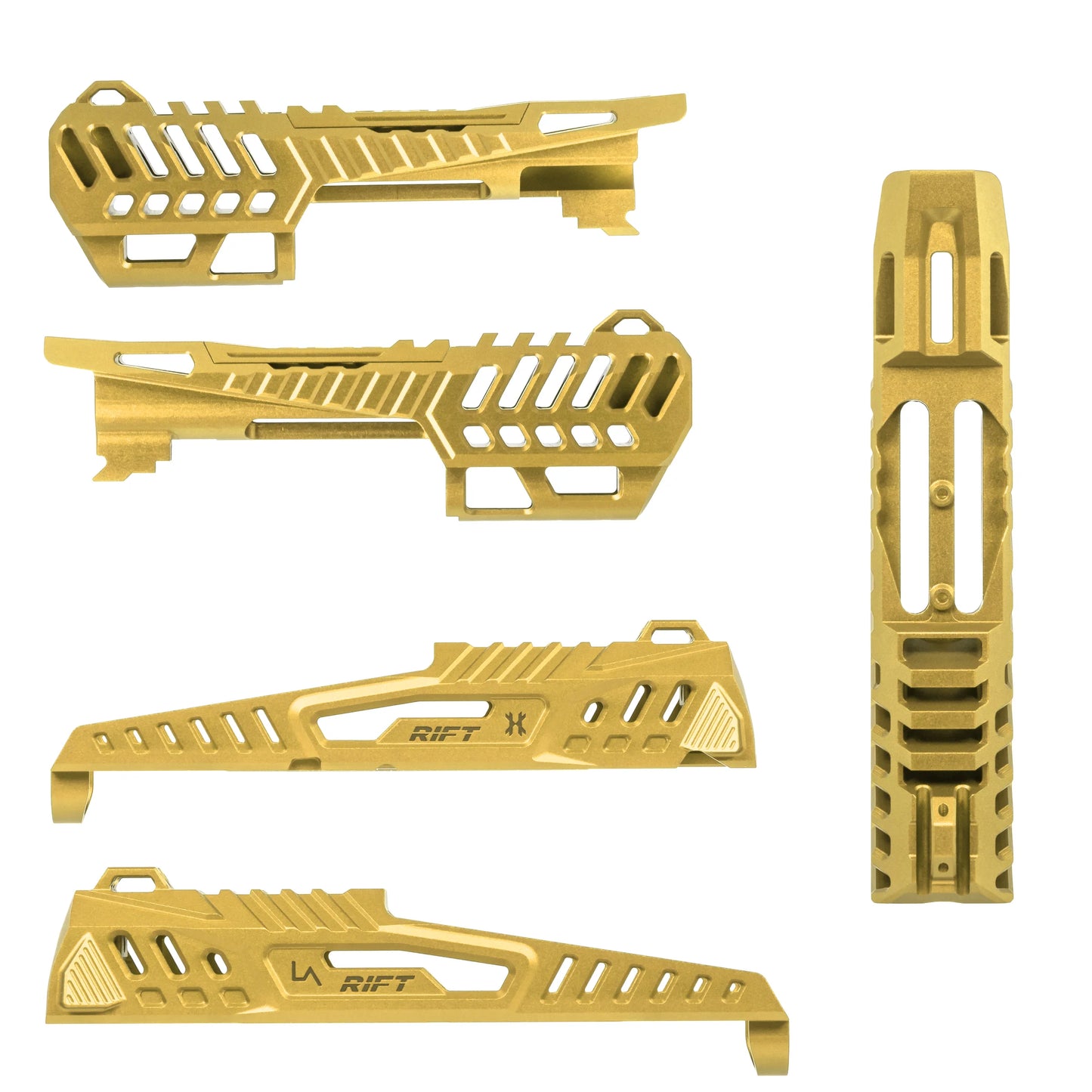 HK Army Hostile® x LA Capa Customs: RIFT Split Slide Kit - GOLD