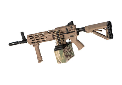 G&G CM16 LMG E.T.U. AEG – Desert / Tan 0.5J