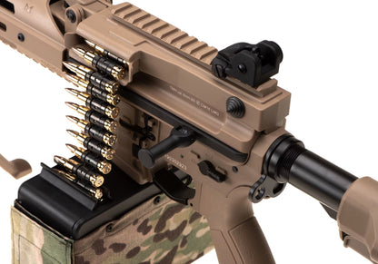 G&G CM16 LMG E.T.U. AEG – Desert / Tan 0.5J