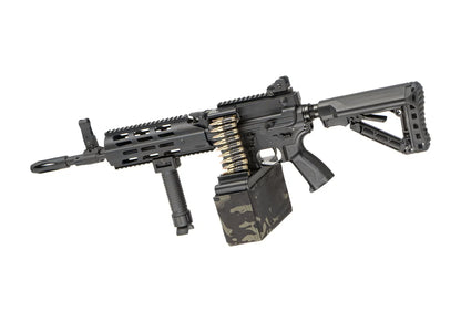 G&G CM16 LMG E.T.U. AEG – Stealth / Schwarz 0,5 J
