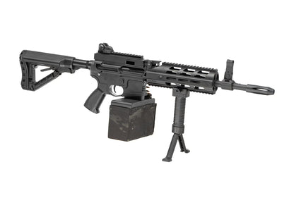 G&G CM16 LMG E.T.U. AEG – Stealth / Schwarz 0,5 J