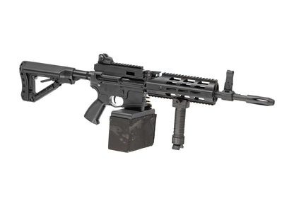 G&G CM16 LMG E.T.U. AEG – Stealth / Schwarz 0,5 J