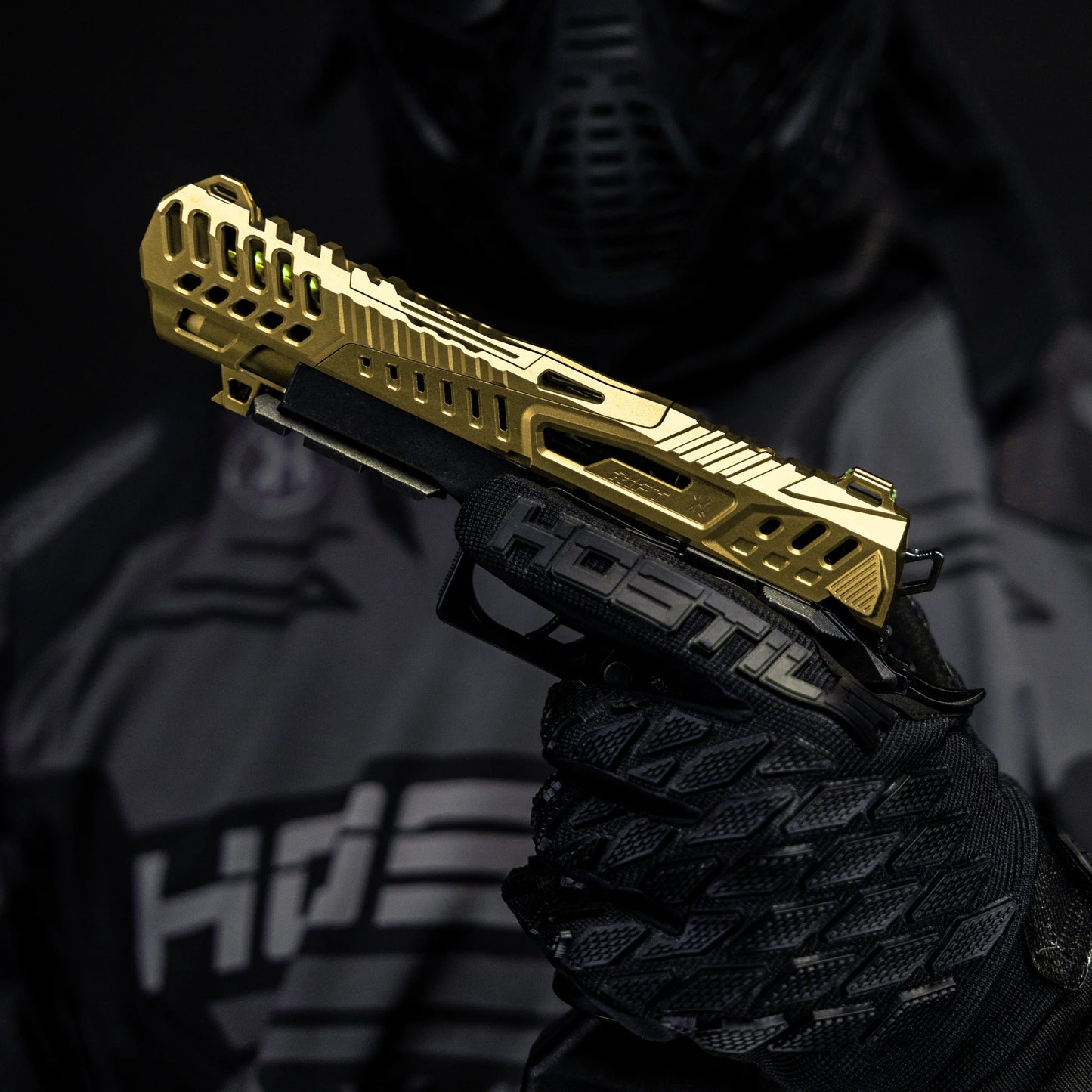 HK Army Hostile® x LA Capa Customs: RIFT Split Slide Kit - GOLD