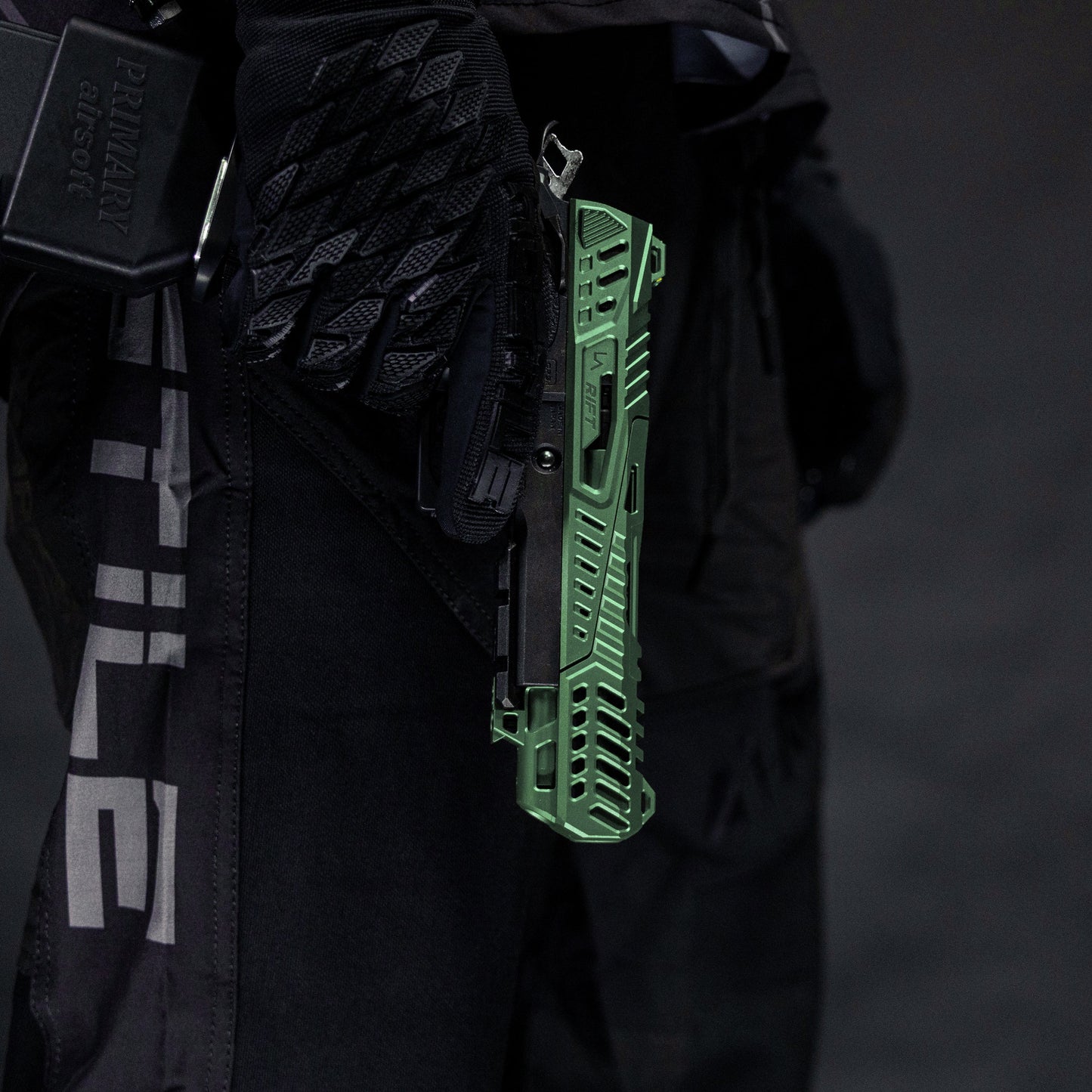 HK Army Hostile® x LA Capa Customs: RIFT Split Slide Kit - GREEN