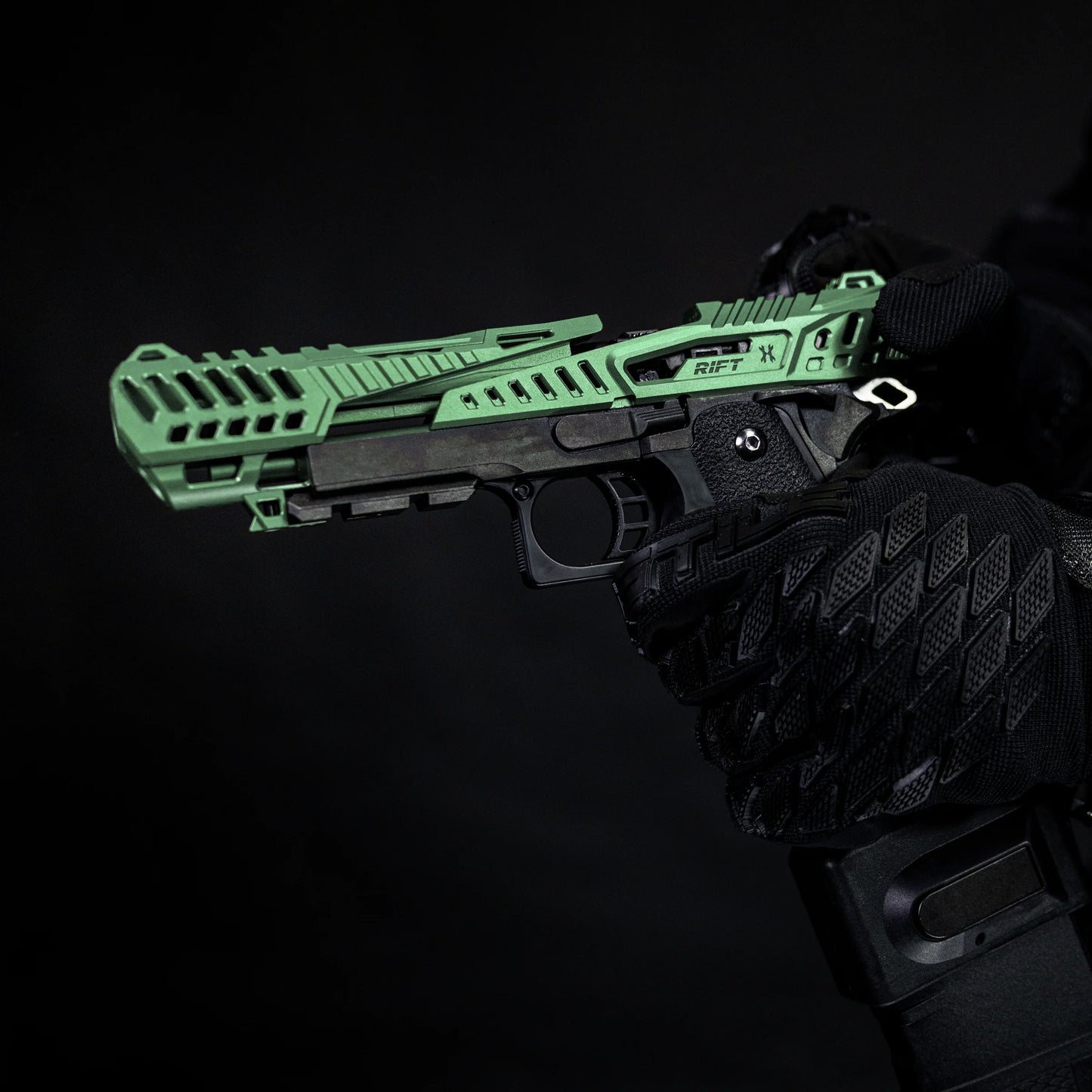 HK Army Hostile® x LA Capa Customs: RIFT Split Slide Kit - GREEN