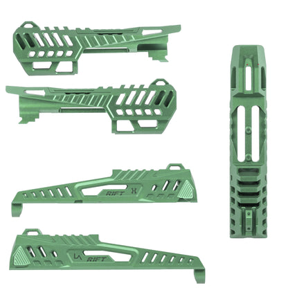HK Army Hostile® x LA Capa Customs: RIFT Split Slide Kit - GREEN