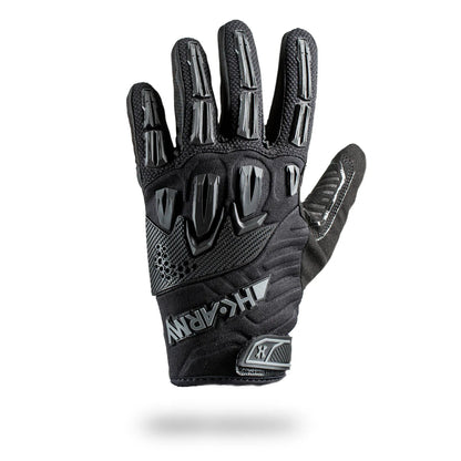 HARDLINE ARMORED GLOVE (FULL FINGER) - BLACKOUT