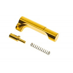 COWCOW Technology Match grade stainless steel Mag Release for TM Hi-capa - Gold