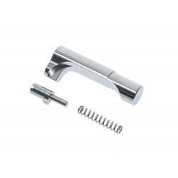 COWCOW Technology Match grade stainless steel Mag Release for TM Hi-capa - Silver