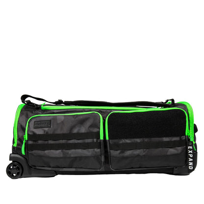 HK Army GEAR BAG EXPAND 75L - ROLLER GEAR BAG - SHROUD NEON GREEN