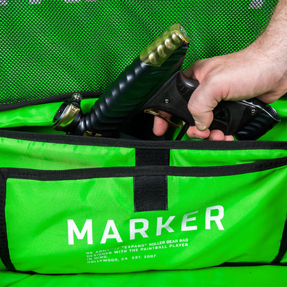 HK Army GEAR BAG EXPAND 75L - ROLLER GEAR BAG - SHROUD NEON GREEN