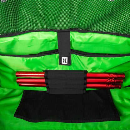 HK Army GEAR BAG EXPAND 75L - ROLLER GEAR BAG - SHROUD NEON GREEN