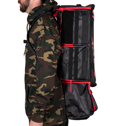 HK Army Rucksäcke EXPAND 35L - BACKPACK - SHROUD BLACK/RED