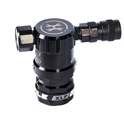 HOSTILE® XLP REGULATOR - SIDE PORT QUICK-DISCONNECT - BLACK