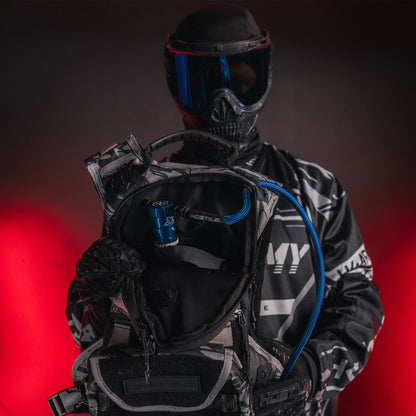 HOSTILE® XLP REGULATOR - SIDE PORT QUICK-DISCONNECT - BLUE