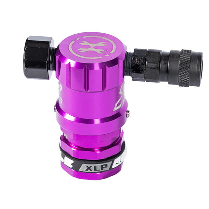 HOSTILE® XLP REGULATOR - SIDE PORT QUICK-DISCONNECT - PURPLE