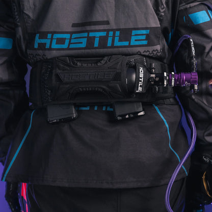 HOSTILE® XLP REGULATOR - SIDE PORT QUICK-DISCONNECT - PURPLE