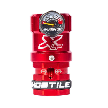 HOSTILE® XLP REGULATOR - SIDE PORT QUICK-DISCONNECT - RED