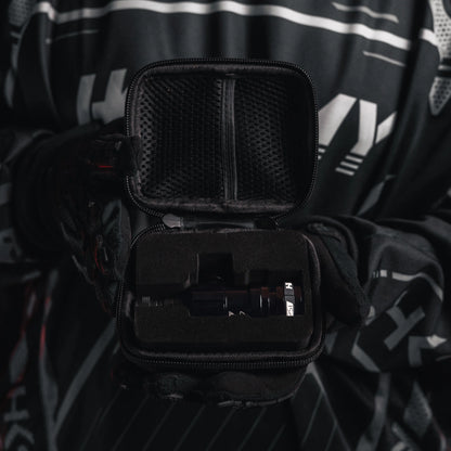 HOSTILE® XLP REGULATOR - TOP PORT QUICK-DISCONNECT - BLACK