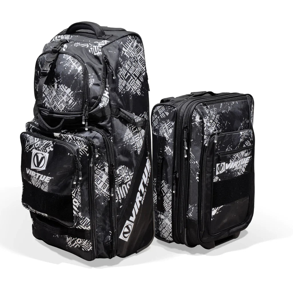 Virtue High Roller & Mid Roller 2-piece Luggage Set - BLACK