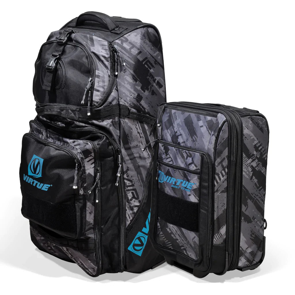 Virtue High Roller & Mid Roller 2-piece Luggage Set - GRAPHIC BLACK