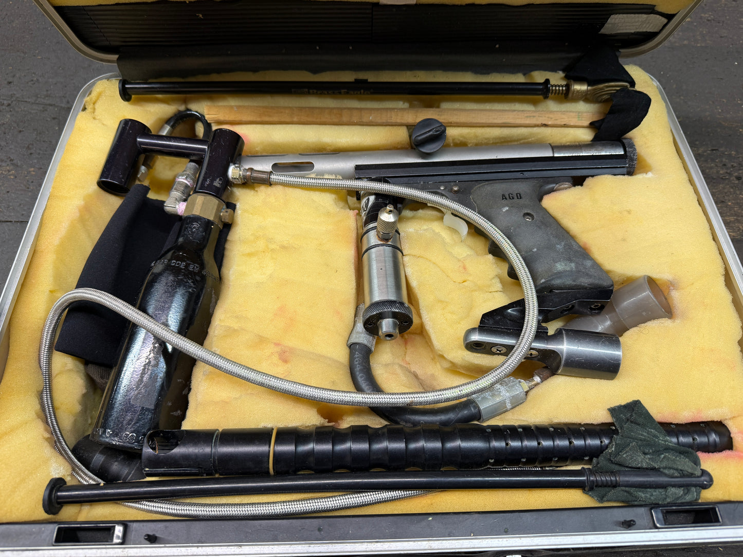 Airgun Designs (AGD) Minimag Paintball Markierer - Vintage Sammlerstück
