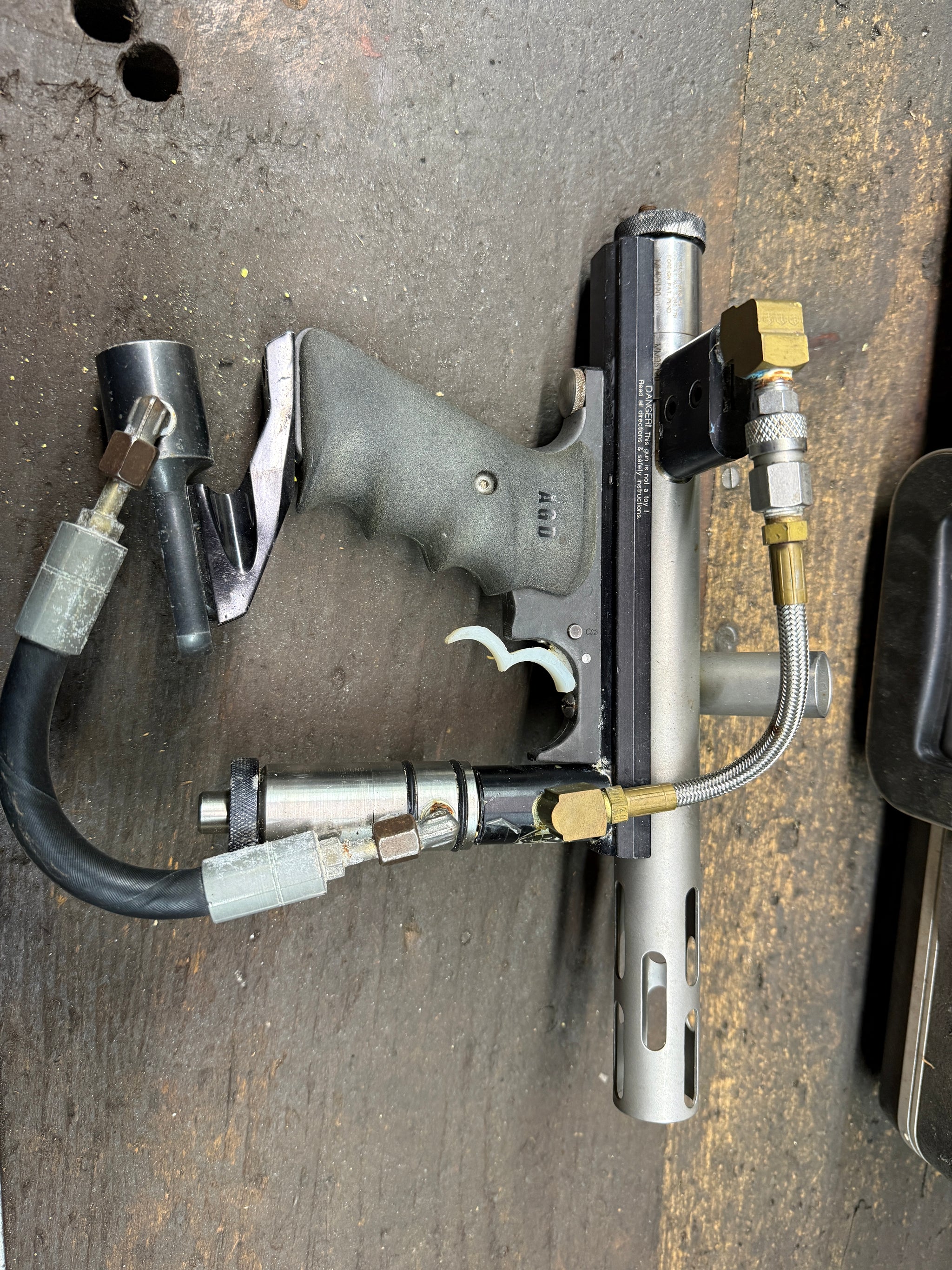 Airgun Designs (AGD) Minimag Paintball Markierer - Vintage Sammlerstück
