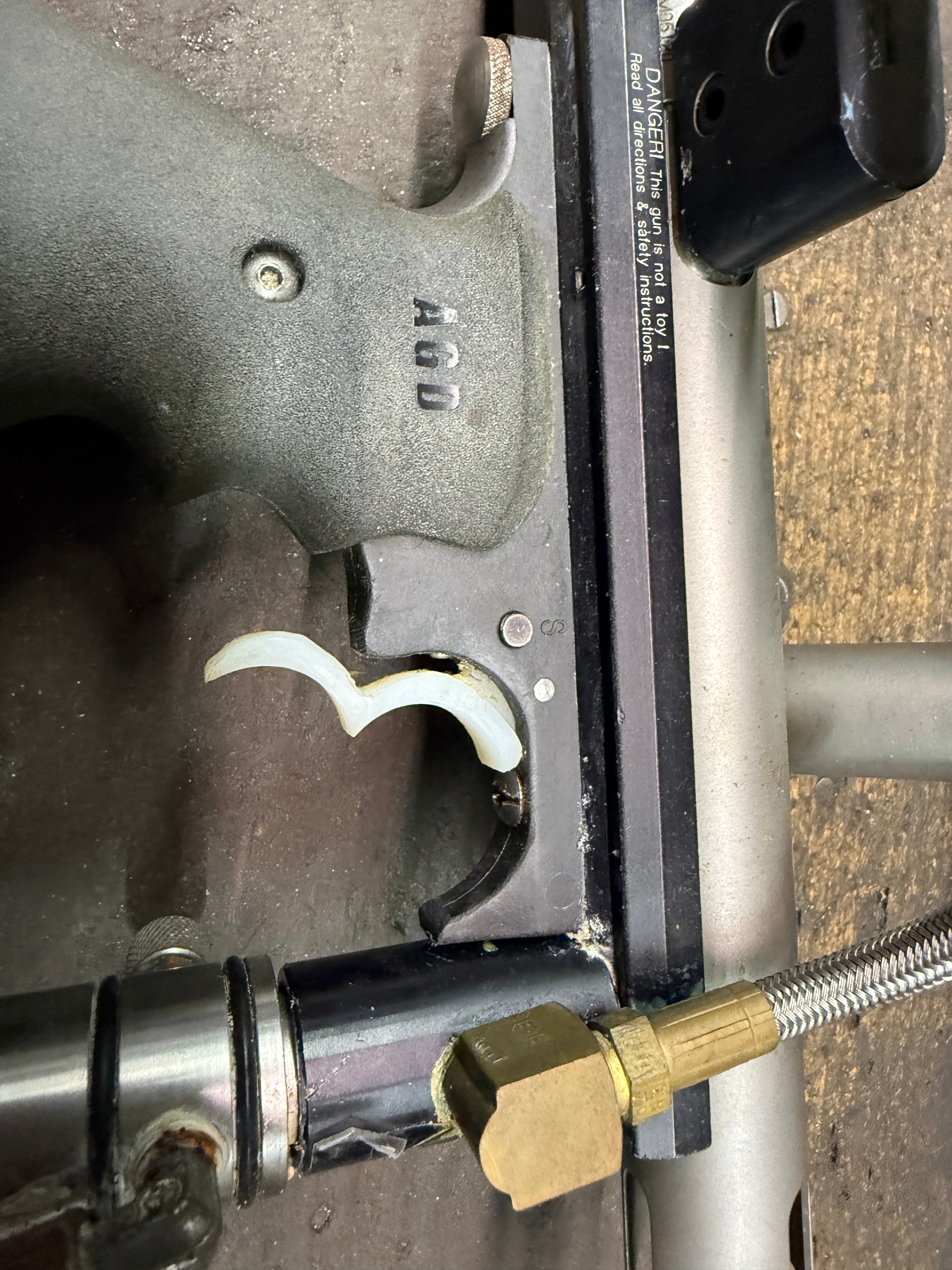 Airgun Designs (AGD) Minimag Paintball Markierer - Vintage Sammlerstück