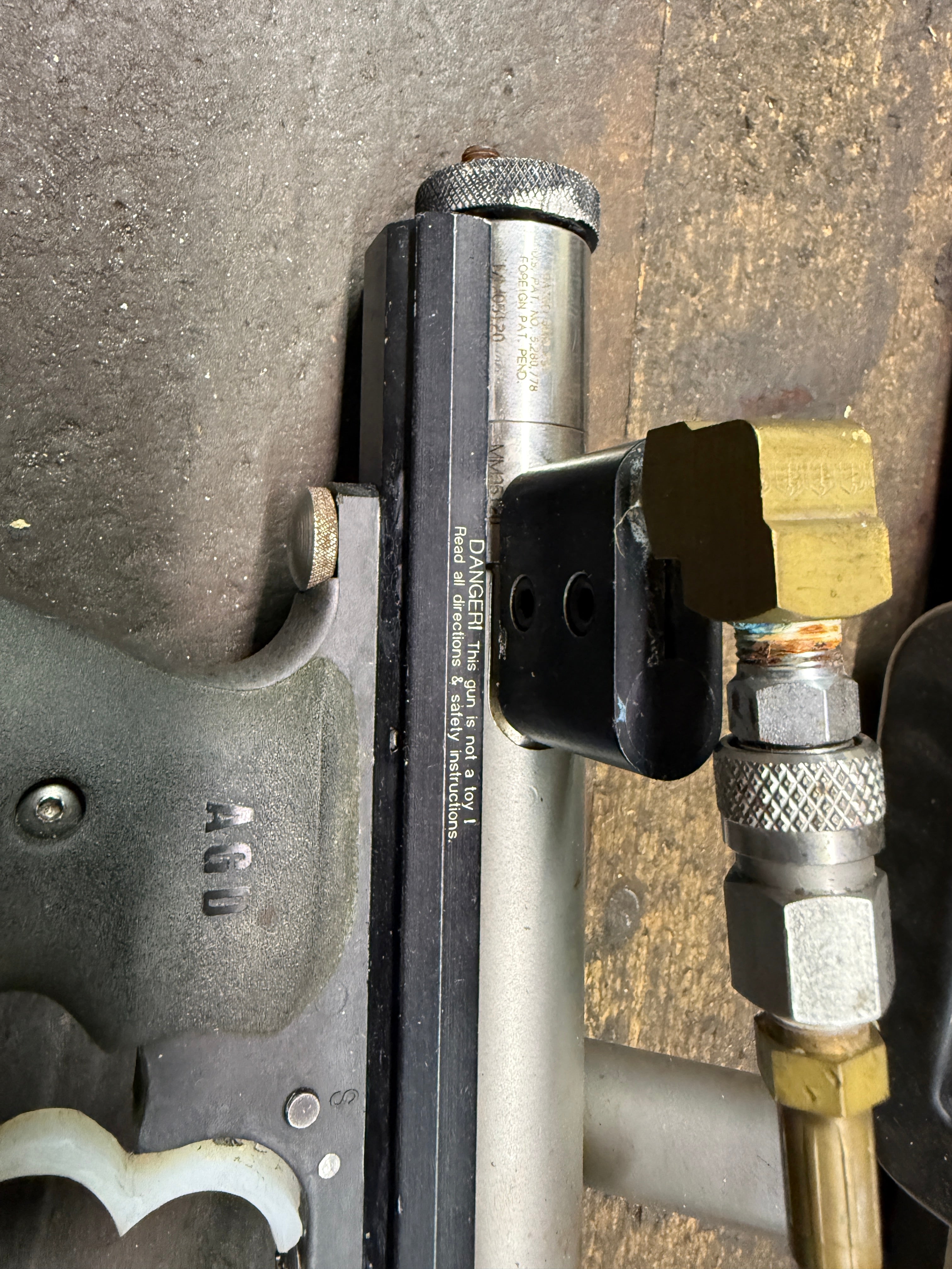 Airgun Designs (AGD) Minimag Paintball Markierer - Vintage Sammlerstück