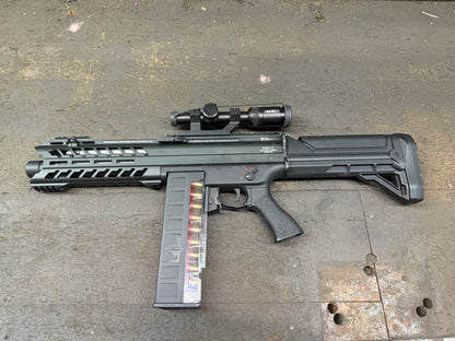 Tokyo Marui SGR-12 Electric Shotgun Vollmetall AEG 6mm BB schwarz 0,5 Joule (Gebraucht)
