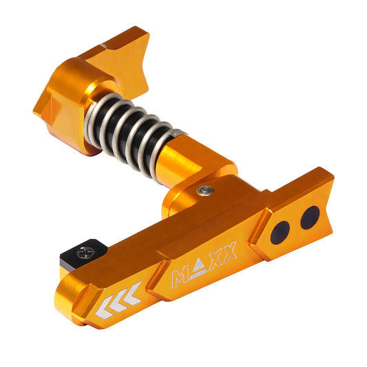 Maxx Model CNC Aluminum Advanced Magazine Release Style A (Gold)