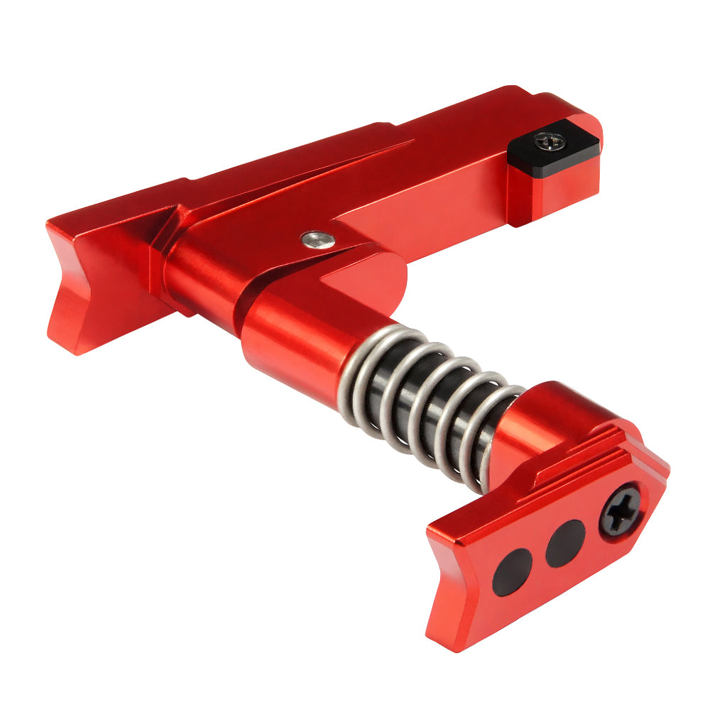 Maxx Model CNC Aluminum Advanced Magazine Release Style A (Red)