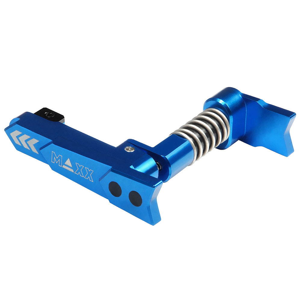 Maxx Model CNC Aluminum Advanced Magazine Release Style A (Blue)