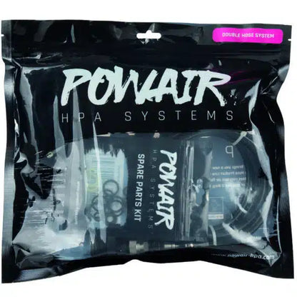 POWAIR DOUBLE HOSE PAINTBALL REMOTE SYSTEM MIT ON/OFF (SCHWARZ) US